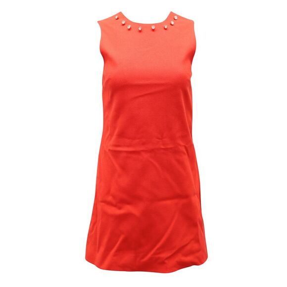 Christopher Kane Crystal Embellished Mini Dress in Red Wool,All Products : American Fashion Style Bags On Sale